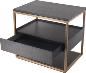 Masuta laterala cu sertar design elegant LUX Parker 114216 HZ