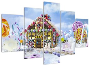 Tablou - Căsuță de turtă dulce (150x105 cm)