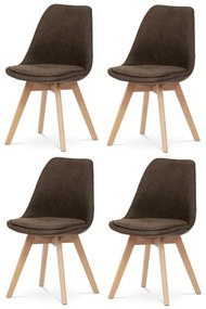 Set de scaune de sufragerie CT-751 BR2, 4 buc.