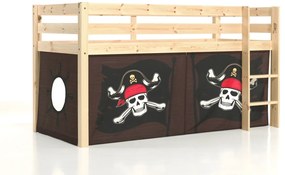 Pat copii compact și husă Caribian Pirates pentru copii, Vipack Pino