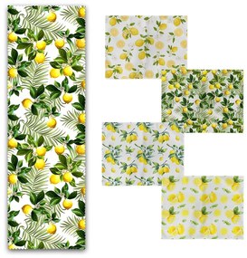 Set 4 suporturi textile pentru farfurii și napron Minimalist Home World