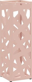 vidaXL Suport pentru umbrele Roz 15,5 x 15,5 x 49 cm Metal