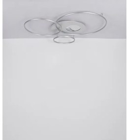 Globo 48466-70A - Plafonieră LED dimmabilă INVERTINA LED/70W/230V argintie + telecomandă