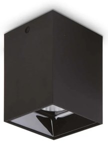 Spot LED aplicat modern Nitro pl square d10 negru
