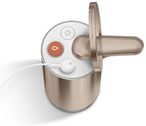 Dispenser de săpun cu senzor din oțel auriu 266 ml - simplehuman