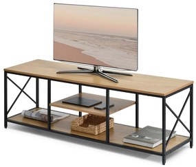 Masă TV Jukky Stol Rtv (stejar + negru). Promo -16%. 1111725