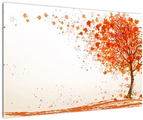 Tablou - Copac în vâmnt (90x60 cm)