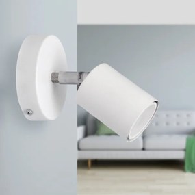 Spot LED de perete TUNE 1xGU10/4,8W/230V alb
