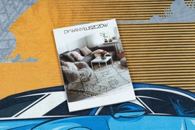 BAMBINO 41730 covor lavabil Mașină, cursă pentru copii anti-alunecare - gri / albastre