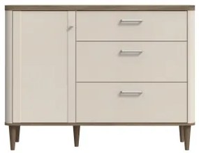 Comodă cu sertare VIRO, maro/bej