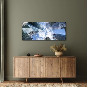 Tablou cu zgârie-norii (120x50 cm)