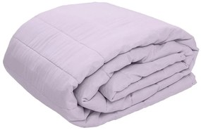 Pilota matlasata de vara 140x200 cm cu husa pentru perna SUMMER 70x90 cm, violet