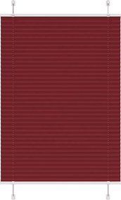 vidaXL Jaluzea plisată Bordeaux Roșu 100x150 cm Lățime țesătură 99,4 cm