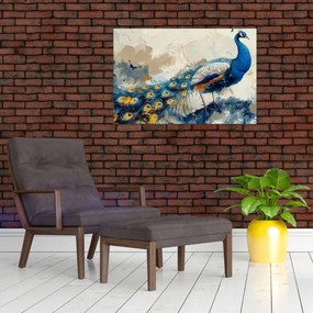 Tablou - Peacock, pictură (90x60 cm)