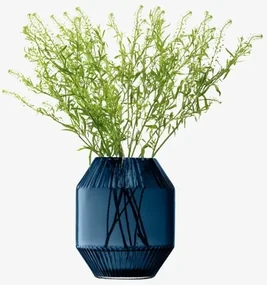 Vază Rotunda, î.20 cm, albastru-safir - LSA international