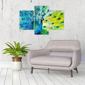 Tablou - Păun (90x60 cm)