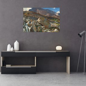 Tablou - John Singer Sargent, Simplon Pass, reproducere (90x60 cm)