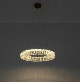 Lustra suspendata LED Florens 80 auriu