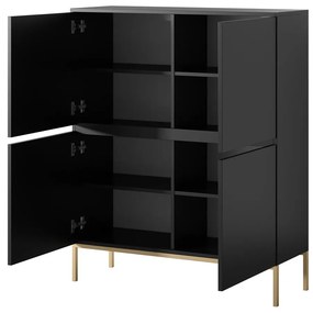 Dulap Bennasi B1  (negru + auriu). 1098847
