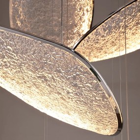 Lustra casa scarii lumina decorativa LED Empire 121W crom