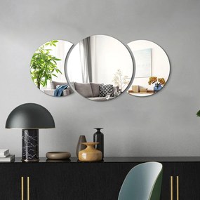 Autocolant de perete 26x26 cm Half-moon Mirror – Ambiance