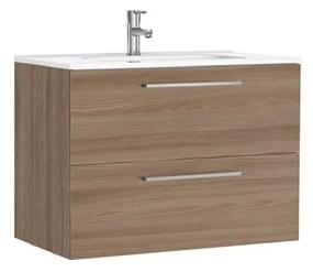 MOBILIER HANDY 80X46X56.5 NOGAL, 2 SERTARE,CU LAVOAR Stejar