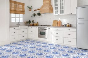 Plăcile de vinil Moara de vant in stil azulejos