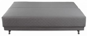 Canapea extensibila Napoli Grey, 205x90x86 cm, cu lada de depozitare
