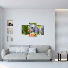 Tablou cu lemur (90x60 cm)
