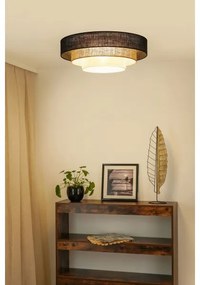 Brilagi - Lustr ASPEN LUNETA LED 12W 230V pr. 60 černá/béžová/krém