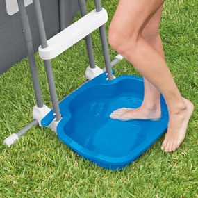 Intex Cadita de piscina pentru picioare, albastru, 56x46x9 cm, 11,5 L