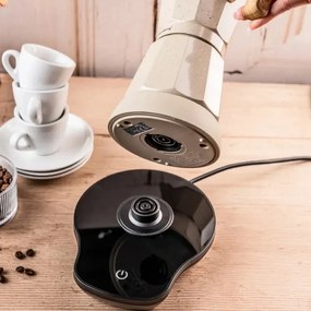 Aparat electric de cafea cubanez Klausberg KB 7999, 500 W, 6 cesti, Element de incalzire incorporat, Supapa de siguranta, Bej