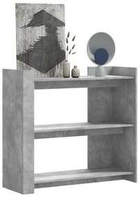 vidaXL Masă consolă, gri beton, 100x35x90 cm, lemn prelucrat