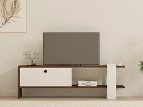 Masă TV/Dulap Dutudo (Nuc + alb) . 1095105
