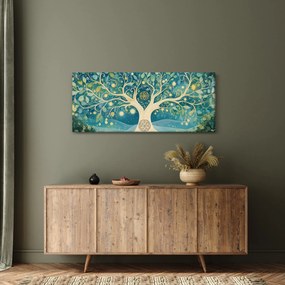 Tablou – Arbore magic cu spirale (120x50 cm)
