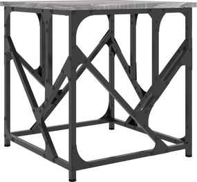 vidaXL Măsuță de cafea, gri sonoma, 45x45x47,5 cm, lemn compozit