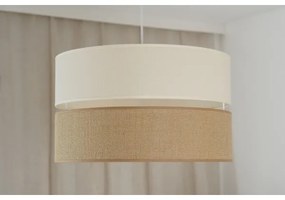 Brilagi - Candelabru pe cablu ROYAL YUTE 1xE27/15W/230V pr. 40 cm bej/crem