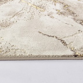 Covor Modern Living , Dormitor Dreptunghiular Marmara T160A Crem Gold (Alege dimensiunea: 80 x 150)