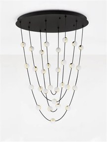 Lustra LED suspendata, deosebita design lux ALCINOE