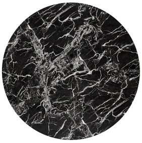 Masa de bucaterie Raymond 2, marmura neagra/aurie