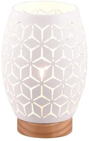 Veioză albă (înălțime 21 cm) Bidar – Trio