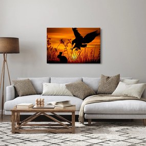 Tablou cu silueta prădătorului (90x60 cm)