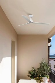 Ventilator tavan de exterior smart sistem TUYA si telecomanda IP44 MARINE M alb