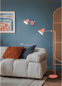 Aplică de perete portocalie cu structură flexibilă cu alimentare la priză ø 15 cm Cosima – Trio