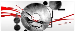 Tablou abstract (120x50 cm)