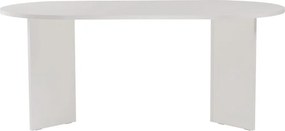 Masă de dining cu aspect semi-lucios 89,5x180 cm Sablin – Kalune Design