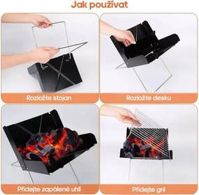 Grătar portabil pliabil - GRILLOMATE