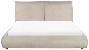 Pat matrimonial 160 cm Vetiver (gri bej) (cu somieră). 1076467