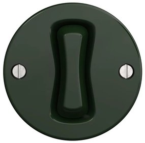 Kliklap - Comutator retro încrucișat fără ramă nr. 7 verde