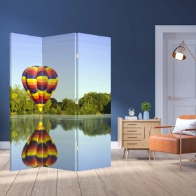 Paravan - Balon - aer cald pe un lac (126x170 cm)